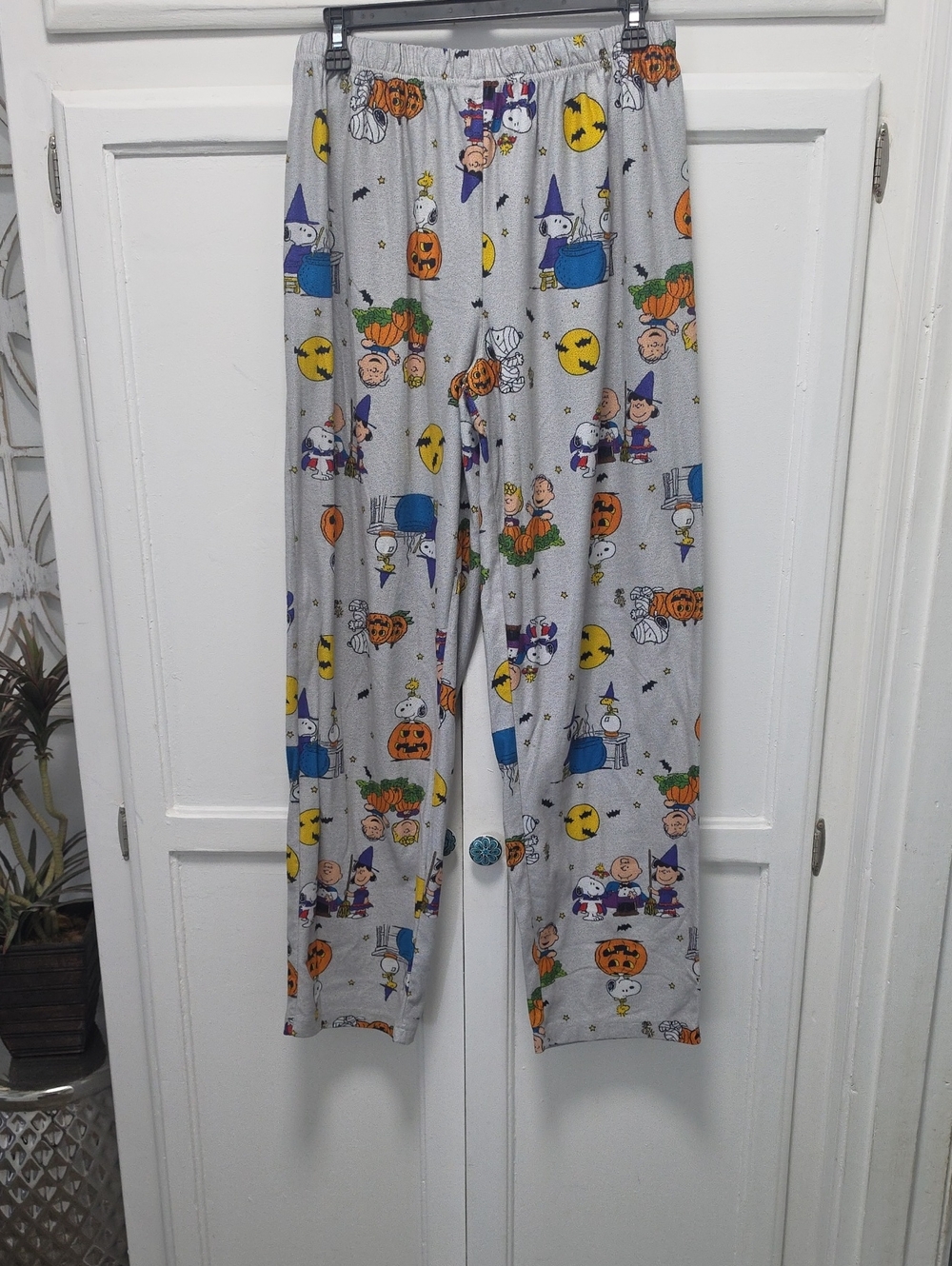 Womens Halloween Peanuts  Pumpkin & Pajama Pants